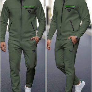 High Quality Prada 2 piece tracksuit set - Green