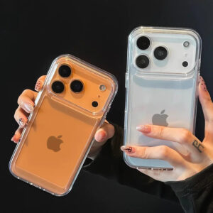 Luxury Premium Shockproof Matte Acrylic Crystal Clear Case Cover For iPhone 17 Pro Max