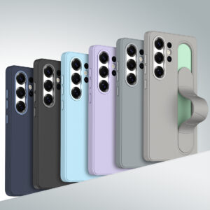 Silicone elastic standing wristband original smart control phone case For Samsung Galaxy S Series