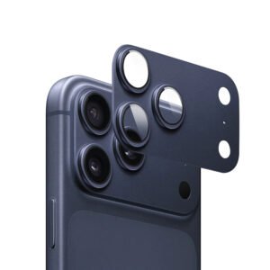 Xunnd Armor Deck Lens Tempered  Anti-dust Camera Lens Protector for iPhone 17 Pro Max - Dark Blue