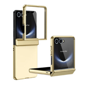 Luxury Premium Matte Eletroplated Golden Border Case For Samsung Galaxy Z fold Series