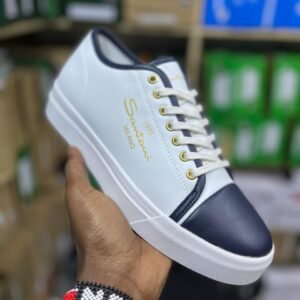 Santoni Milano Classic Comfort Sneakers - Beige Blue