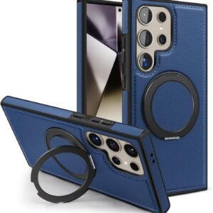 Luxury Premium PU Leather Magnetic Folding Stand  Drop-Proof Shockproof Protective Case Cover For Samsung S Series