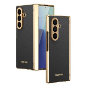 Luxury Premium Eletroplated PU Shockproof Case Cover Protection Case Cover For Samsung Galaxy Z Fold Series