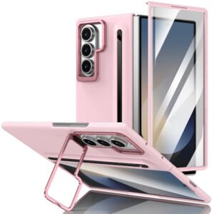 Luxury Premium Premium Lens Bracket with S Pen Slot Matte PC Folding Phone case for Samsung Z FOLD Series