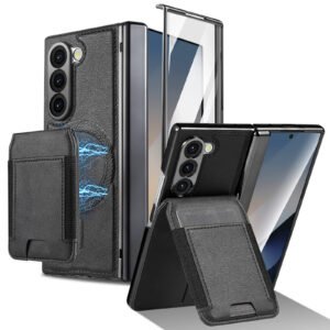 Luxury Premium PU Business Leather Wallet Case Cover For Samsung Galaxy Z Fold Series
