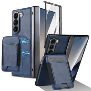 Luxury Premium PU Business Leather Wallet Case Cover For Samsung Galaxy Z Fold Series