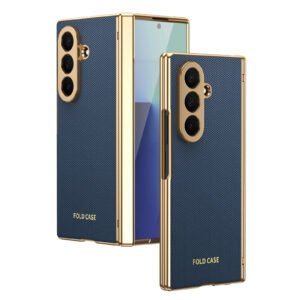 Luxury Premium Eletroplated PU Shockproof Case Cover Protection Case Cover For Samsung Galaxy Z Fold Series