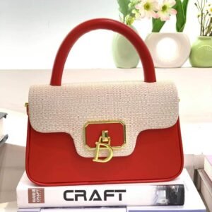 Luxury Premium Letter Square Sequined Flip Top Crossbody Bag Small Simple Versatile Bag - Pink