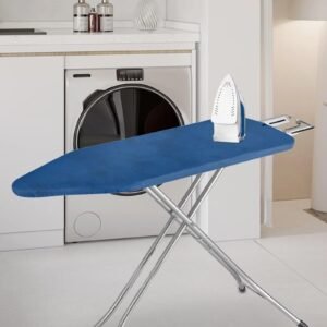 Adjustable and Foldable Thick Cotton Padding With Elastic Edge Ironing Board - Blue