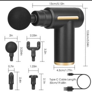 Rechargeable Portable Cordless Full Body Deep Muscle Tissue Massage Gun