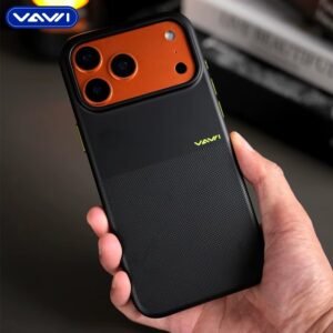 Luxury Premium Rugged Beats Shockproof Anti slip Design Case Cover For iPhone 17 Pro Max - Black