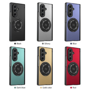 Luxury Premium 360°rotating bracket PC electroplating Alloy backboard Case  Cover For Samsung Galaxy Z Fold Series