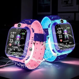 Q12 SOS Waterproof Smartwatch With SIM Card Support and Location Tracker For Kids