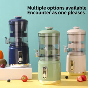 Electric Portable Fruit  Extractor  and Pulp Separation Squeezer Juicer Blender