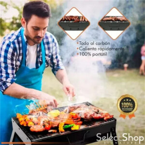 Portable Barbecue  Charcoal Grill Stainless Steel Outdoor Cooking Charoal Grill