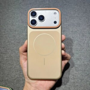Luxury Premium Ultra Thin Frosted Magnetic Magsafe Case Cover For iPhone 17 Pro Max - Gold