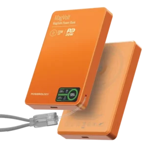Powerology MagVolt 10000mAh Magnetic Wireless with 20W PD Fast Charging and 15W Power Bank