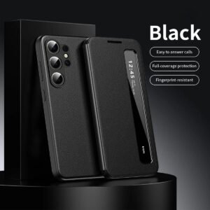 Smart Window  Display Intelligent Case Cover for Samsung Galaxy View Flip Case Cover with a Sensor For Galaxy S Series
