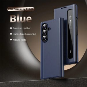 Smart Window  Display Intelligent Case Cover for Samsung Galaxy View Flip Case Cover with a Sensor For Galaxy Z Fold Series