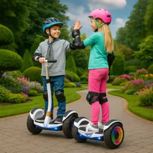 High Quality Hoverboard Two Wheel Self-balancing Electric Scooters with Music Speakers and LED Lights For Kids