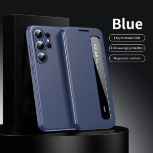 Smart Window  Display Intelligent Case Cover for Samsung Galaxy View Flip Case Cover with a Sensor For Galaxy S Series