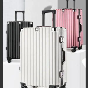 Luxury Premium Aluminium Frame Zipless Fashion Luggage Hard Travel Suitcase Bag