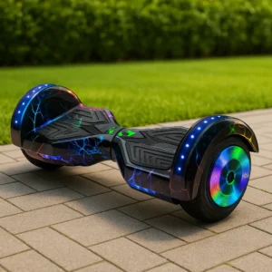 High Quality Hoverboard Two Wheel Self-balancing Electric Scooters with Music Speakers and LED Lights For Kids - 8 inch