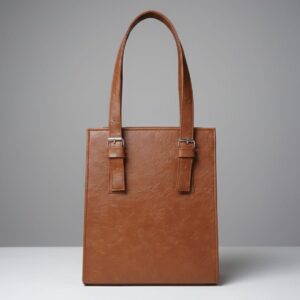 Grandz Lady Vintage Single Shoulder Tote Bag Cowhide Leather Large Bag