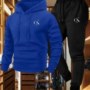 Calvin Klein Letter Printed tracksuit - Blue Black