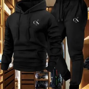 Calvin Klein Letter Printed tracksuit - Black