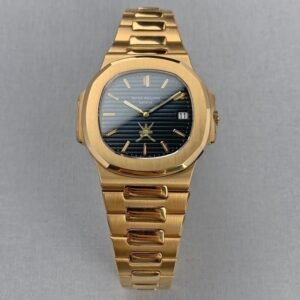 Patek Philippe Cubitus Automatic Watch - Gold Black Dial