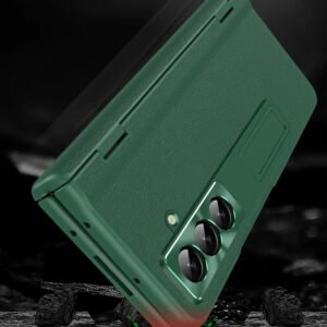 Luxury Premium Bracket Stand Holder Hinge Protection Case For Samsung Galaxy Z Fold Series