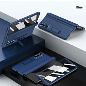 Luxury Premium Bracket Stand Holder Hinge Protection Case For Samsung Galaxy Z Fold Series