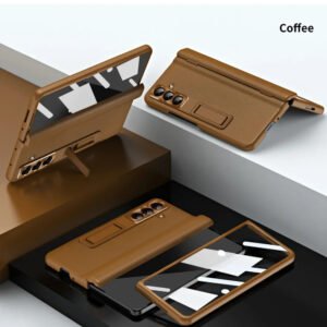 Luxury Premium Bracket Stand Holder Hinge Protection Case For Samsung Galaxy Z Fold Series