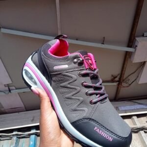 Fashion Women's lace-up  sneakers sports Shoes - Grey