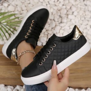 Taiyu Plaid Lace-up Comfortable Breathable Anti-Slip Spring Flexible Sneaker casual shoes
