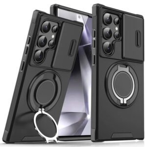 Luxury Premium Ring 360 Holder Magsafe Armor Shockproof Case For Samsung S Series