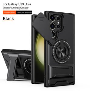 Luxury Premium Military Armor Magsafe Magnetic Ring Holder Camera Protection Case Cover For Samsung S Series