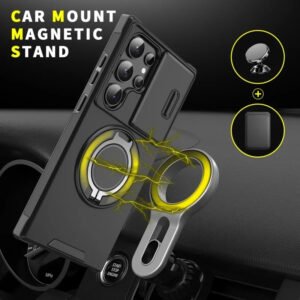 Luxury Premium Ring 360 Holder Magsafe Armor Shockproof Case For Samsung S Series