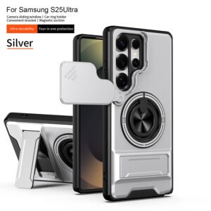 Luxury Premium Military Armor Magsafe Magnetic Ring Holder Camera Protection Case Cover For Samsung S Series