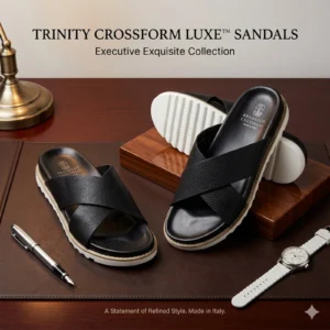 Trinity CrossForm Luxe™ Sandals - Black
