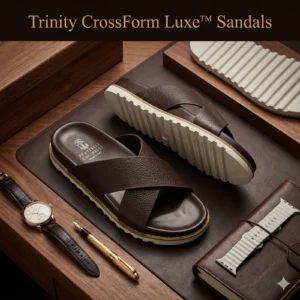 Trinity CrossForm Luxe™ Sandals - Coffee Brown