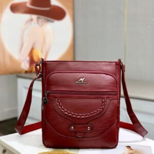 Luxury Premium Vintage Soft Leather Flap Shoulder Ladies Hand Bag