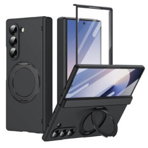 Luxury Premium 360°Rotating Alloy Stand Phone Case Cover For Samsung Galaxy Z Fold Series