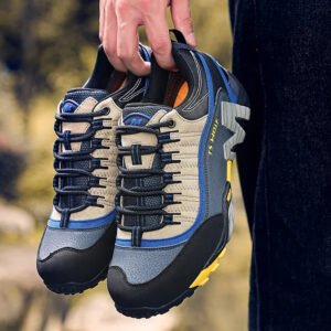 High Quality Unisex Waterproof Anti-Slip Leather Hiking Outdoor Casual Hiking Shoes