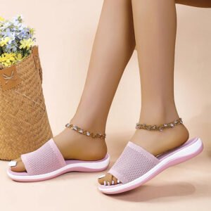 Maining Casual Flat Beach Summer Designer Fashion Sandals - Pink