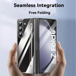 Luxury Premium Transparent With S Pen Case Cover For Samsung Galaxy Z Fold Series - Samsung Z Fold 6