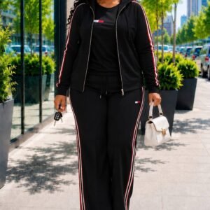 3 in 1 stylish and comfy Tracksuits Set - Black