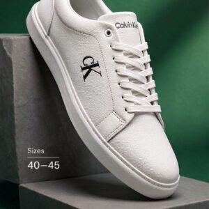 New Trendy Lightweight Sports Casual  Men's Sneakers Shoes - White